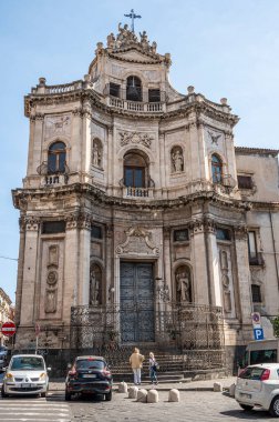 Catania, İtalya - 09-23-2022: Güzel Catania Badia