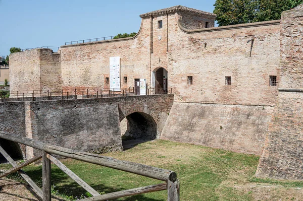 Fano Italië 2022 Het Prachtige Malatesta Fort Van Fano — Stockfoto