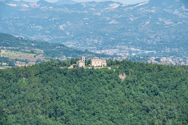 Vista Alto Angolo Dell Abbazia Maria Montesanto — Foto Stock