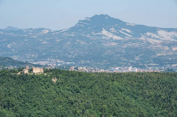 Vista Alto Ângulo Abadia Maria Montesanto — Fotografia de Stock