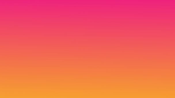 Animated Gradient Background Warm Colors Orange Pink — Stock video