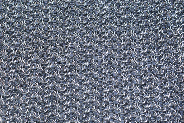 Ilustração de prata metálica de anéis inteiros sobre um fundo branco — Fotografia de Stock