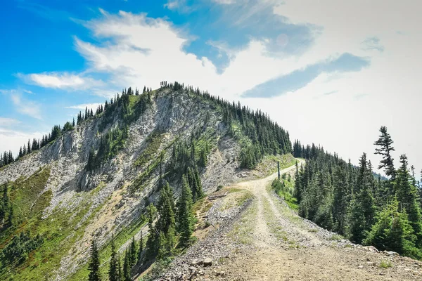 Vistas Deslumbrantes Cume Estância Esqui Crystal Mountain Estado Washington Eua — Fotografia de Stock
