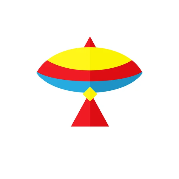 Кайт Бумажные Игрушки Мультипликационный Вектор Летающих Ветровых Игрушек Летних Детских — стоковый вектор