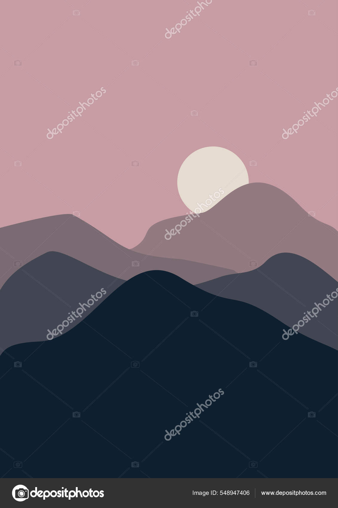 Um quebra-cabeça com um pôr do sol e montanhas ao fundo