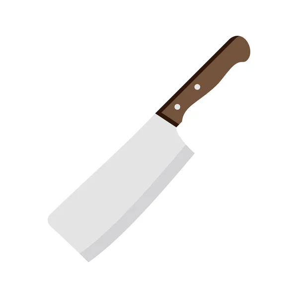 Cuchillo Cocina Paring Diseño Plano Concepto Abstracto Ilustración Vectorial Cuchillo — Vector de stock