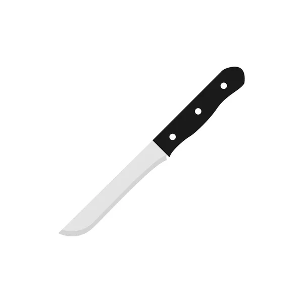 Steak Knife Flat Design Vector Illustration — ストックベクタ