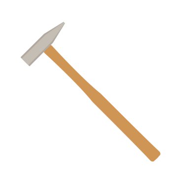 Beyaz arkaplanda izole edilmiş düz dizayn çekici