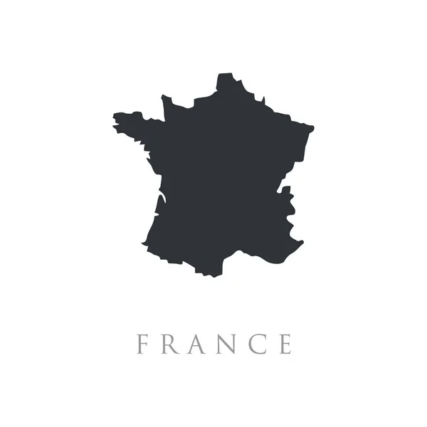 French Map Vector Illustration — Vector de stock