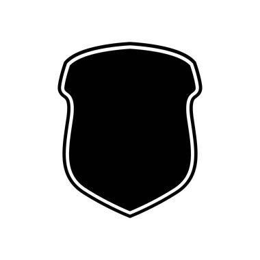 Kalkan vektör çizimi. Kalkan şekli simgeleri. Sembol şekli. Farklı kalkan koleksiyonu. Polis rozeti. Güvenlik sembolü. Kalkan düz stilini koru - stok vektörü.