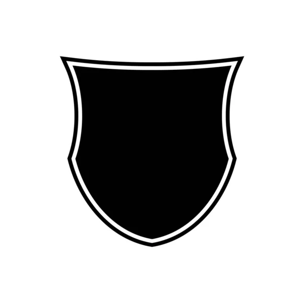 Ikona Štítu Vektorové Ilustrační Logo Ikona Vektoru Ochranného Štítu — Stockový vektor