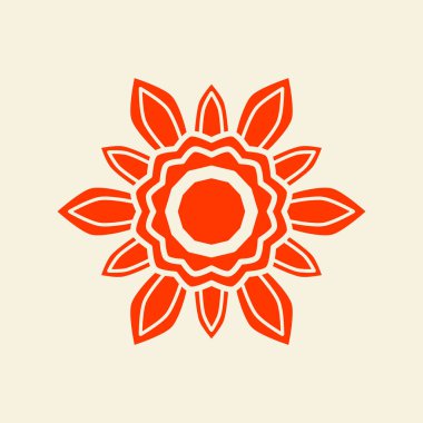 Çiçek mandala vektör çizimi. Mandalas. Klasik dekoratif elementler. Oriental desen, vektör çizimi. İslam, Arapça, Hintçe, Türkçe, Pakistanca, Çince, Osmanlıca motifler