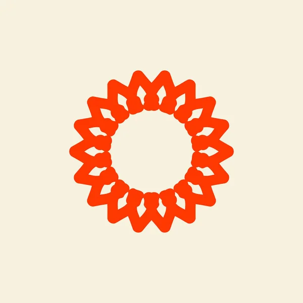 Illustration Vectorielle Mandala Fleur Mandalas Éléments Décoratifs Vintage Modèle Oriental — Image vectorielle