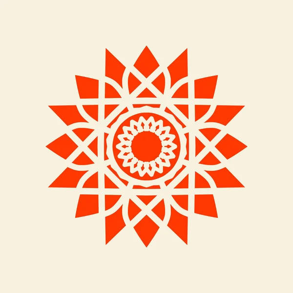 Illustration Vectorielle Mandala Fleur Mandalas Éléments Décoratifs Vintage Modèle Oriental — Image vectorielle