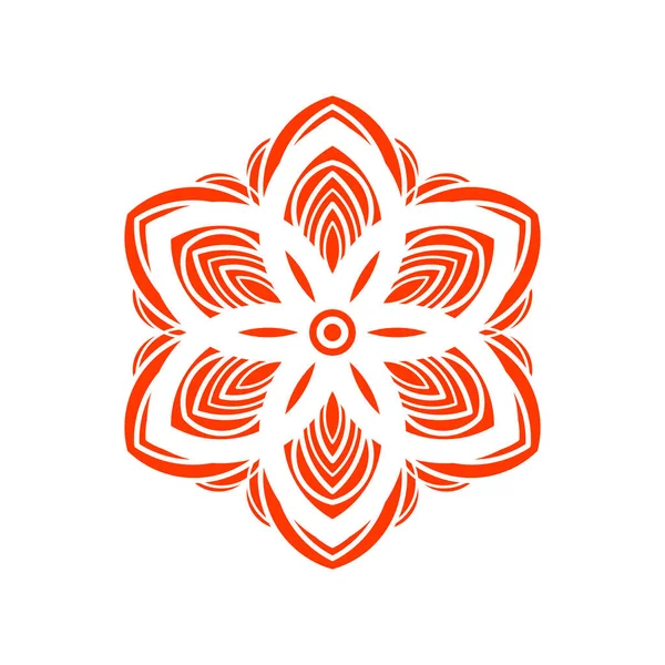 Ozdobné Kulaté Mandala Vzorem Kulaté Pozadí Pro Blahopřání Pozvání Tetování — Stockový vektor