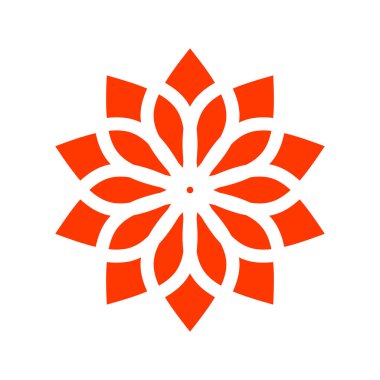 Çiçeksel mandala desenli vektör çizimi. Mandala 'nın yuvarlak şekli. Tebrik kartları, davetiye, dövme şablonu, iş stili, kartlar için yuvarlak arkaplan. Vektör illüstrasyonu