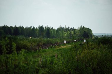Askeri bir çokgen üzerindeki bir hedefe isabet eden bir merminin patlaması. Hedefi vurup duman çıkaran bir füzenin parçaları. Ordu askeri tatbikatlarda silahları test ediyor.