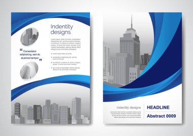 Broşür, Yıllık Rapor, Dergi, Poster, Kurumsal Sunum, Portföy, Flyer, Infographic, mavi renk boyutu A4, Ön ve Arkası ile modern tasarım, Kullanımı ve düzenlemesi kolay.