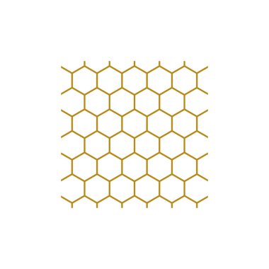 Arı kovanı tasarım vektör çizimi. Altıgen desen.