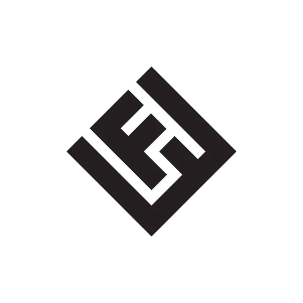 Wektor Projektu Logo Litery Lub — Wektor stockowy
