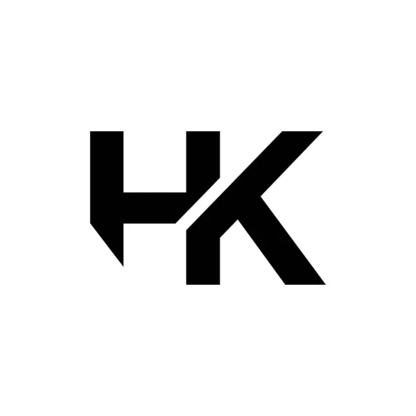 Letter Logo Design Vector Isolated White Background — Vettoriale Stock