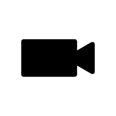 video simgesi sembolü tasarım vektörü illüstrasyonu.