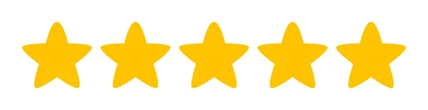 Stars Rating Review Product Icon Web — ストックベクタ