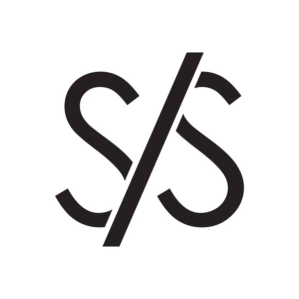 Ícone Logotipo Design Vetor Isolado Fundo Branco — Vetor de Stock