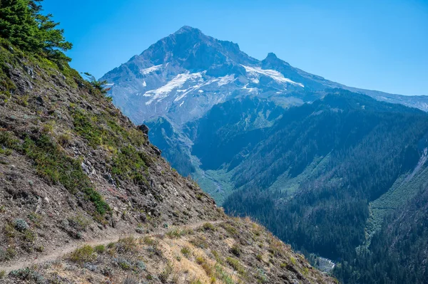 Vista Del Monte Capucha Montaña Calva Oregon — Foto de Stock