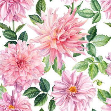 Narin çiçekler. Yıldız çiçekli kusursuz desen, modaya uygun çiçek deseni