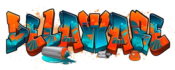Diseño Fresco Del Nombre Estilo Genuino Del Graffiti Del Wildstyle — Vector de stock