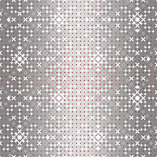 Abstraktní Hladký Vektorový Vzor Bílou Červenou Geometrickou Strukturou Stříbrném Gradientu — Stockový vektor
