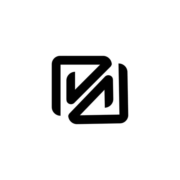 Beyaz arkaplandaki her şey için yeni logo tasarımı dekoratifi