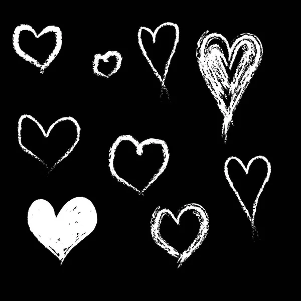 Kupa setinin elleri siyah arkaplana beyaza çizilmiş