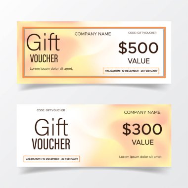 Kurdeleli ve hediye kutulu lüks hediye çeki. Şenlikli bir hediye çeki, kupon ve sertifika için zarif bir şablon. İndirim Kupon Şablonu 