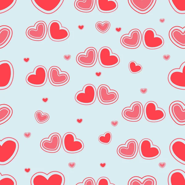 Seamles Pattern Love Icon Great Gift Wrap Fabric Wallpaper — Stock Vector