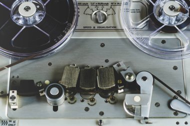 Tape player, vintage reel to reel player and recorder          