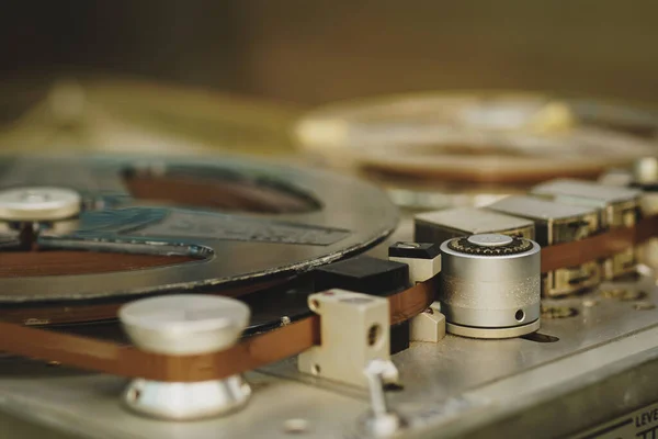 Tape Player Vintage Reel Reel Player Recorder — Stock Photo, Image