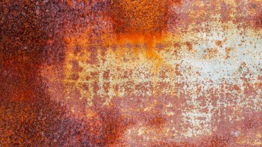 Eski demiri aşındırıcı pas, paslı beyaz çelik. Eski demir beyazı paslandırıcı pas. Sunum için örnek olarak kullanılacak..