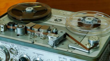 Tape player, vintage reel to reel player and recorder