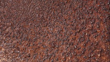 Eski paslı metal dokusunun soyut arkaplanı