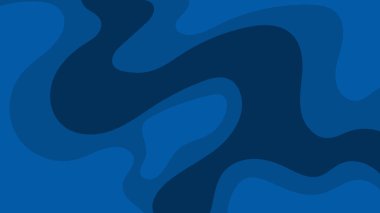 Soyut mavi girdap örtüşmesi, dinamik su dalgası el ilanı arka planı