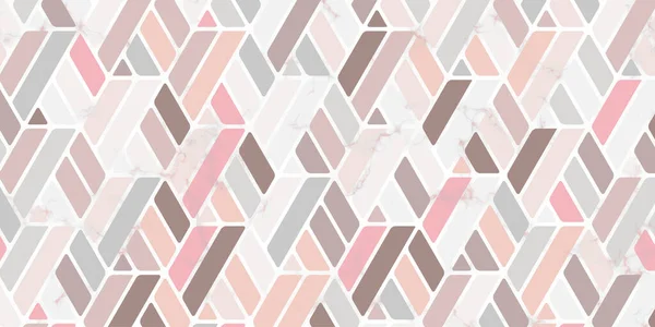 Геометрический Узор Полосами Многоугольной Формы Розовый Фон — стоковый вектор
