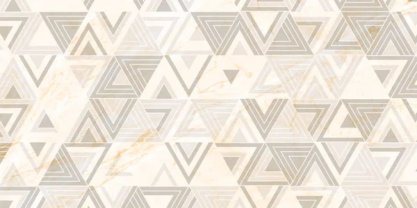 Geometrisch Patroon Met Driehoekige Vorm Marmeren Textuur — Stockvector