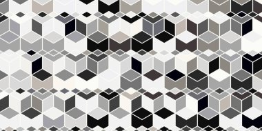 Geometrik desen çokgen şekil gri arkaplan  