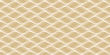 Altın dalgalı geometrik desen, şekil biçimli.