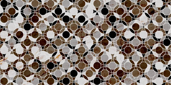 Modèle Géométrique Fond Luxe Avec Chevauchement Cercle Texture Marbre — Image vectorielle