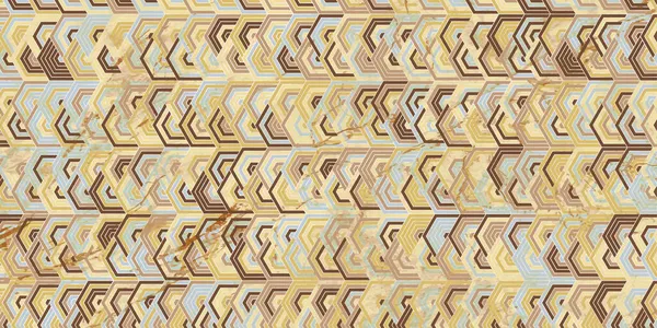 Geometrisches Muster Mit Streifen Polygonale Form Retro Stil — Stockvektor