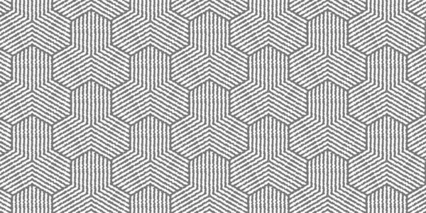 Abstraktes Geometrisches Muster Mit Welligen Streifen Und Grauen Linien — Stockvektor