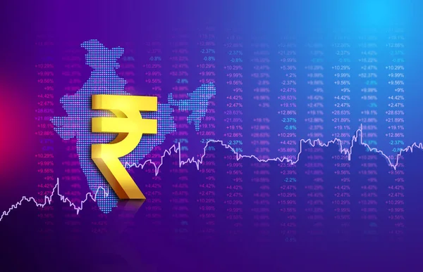 indian rupee background with indian rupee symbol 3d rendering